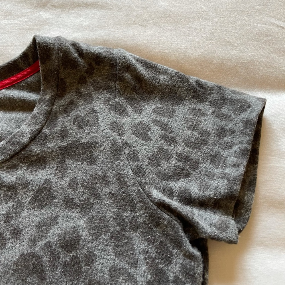 Sundry Ruched Leopard Mini Dress - Picture 5 of 7